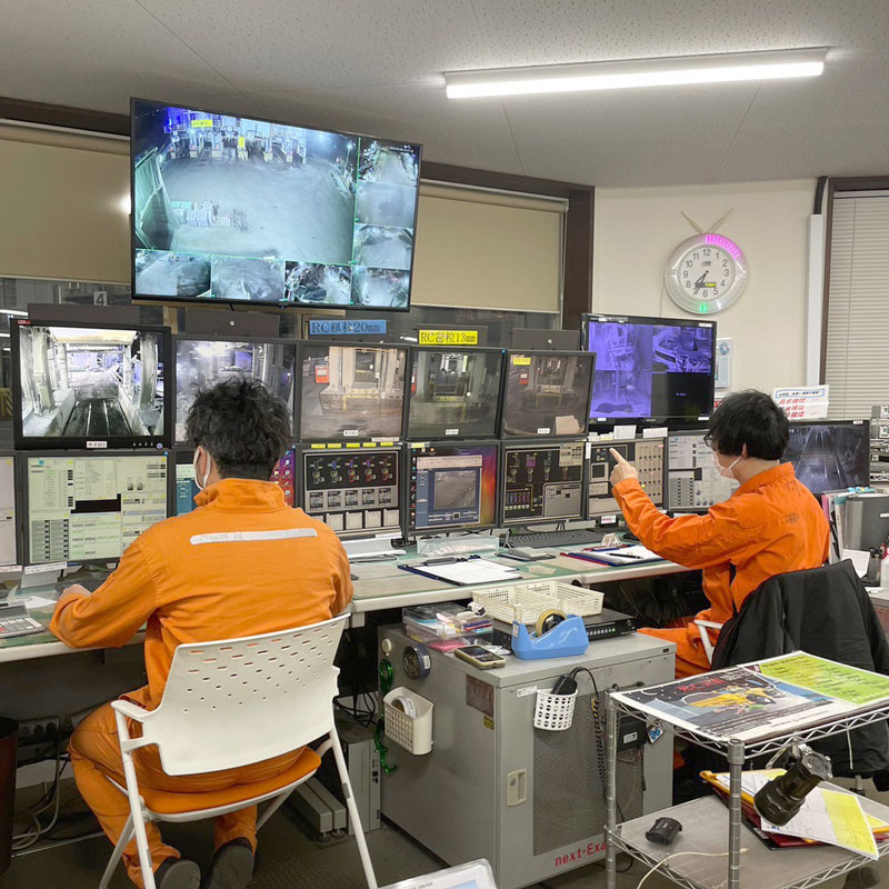 合材工場の製造・出荷請負